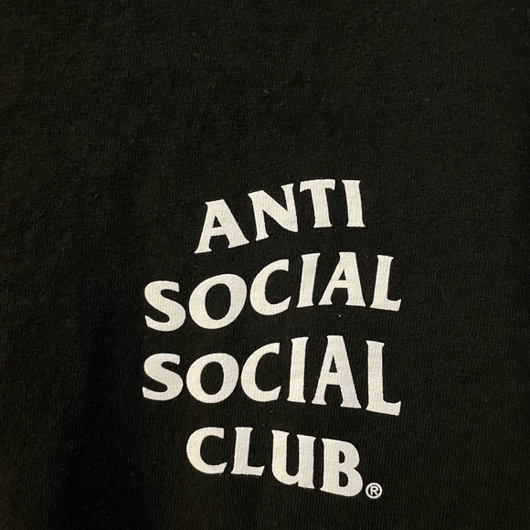 Anti Social Social Club size small butterfly cherry blossom pink flowers - Picture 3 of 5